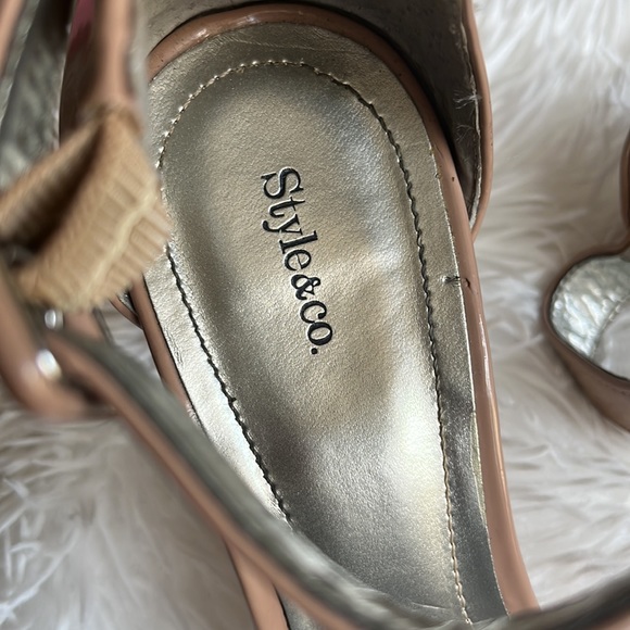 Style and co nude ankle strap heels - Picture 4 of 9